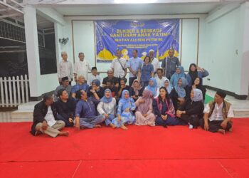 Alumni Petri pada Momen Ramadhan Tebar Kebaikan dengan Santuni Anak Yatim