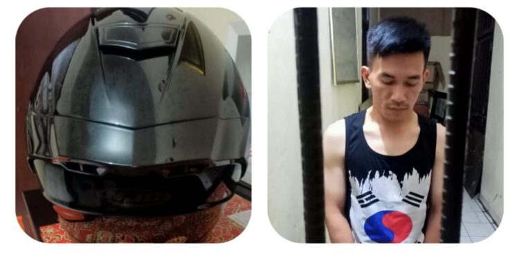 Pencuri Helm di Kampus IPB Diamankan Polisi