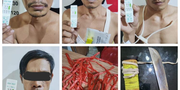 4 Pelaku Penyalahgunaan Narkotika Dibekuk Polsek Babakan Madang