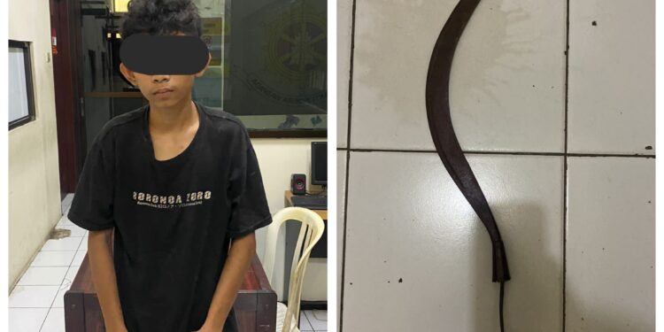 Hendak Tawuran dan Bawa Sajam, Remaja 15 Tahun Diamankan Polsek Cibinong