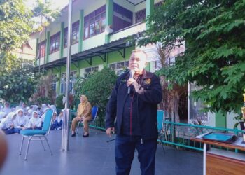 Ketua PWI Kabupaten Bogor Ajak Siswa SMPN 1 Bojonggede Untuk Bijak Dalam Bermedia Sosial
