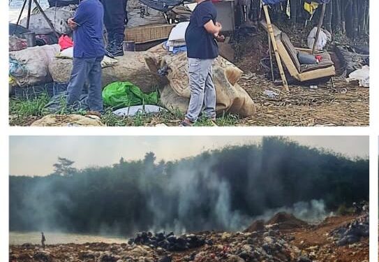 Kapolsek Rancabungur Tengok TPS Ilegal