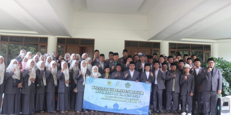 Lepas Kafilah, Pj. Bupati Bogor Ingin Para Khafilah Mampu Bumikan Al-Quran di Bumi Tegar Beriman