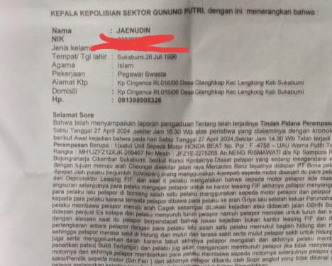 Oknum Matel di Gunung Putri Bikin Gemaass, Langgar SOP Tarik Motor Bak Rampok Jalanan
