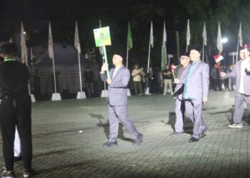 Bentuk Support, Sekda Burhanudin Hadiri Pawai Ta’aruf MTQ ke 38