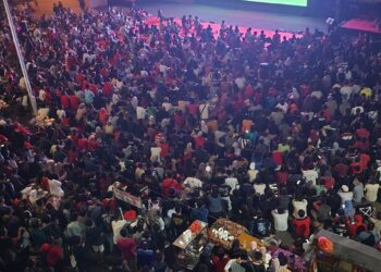 Nobar AFC U-23 Bareng Polres Bogor di Banjiri Doorprize dan Makanan Gratis