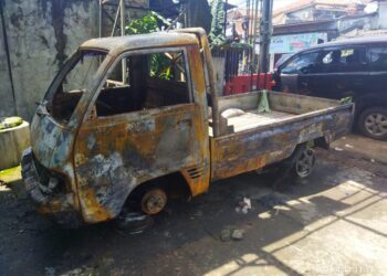 Disebut Kabur, Sopir Mobil Losbak yang Terbakar Ternyata Mengalami Luka Bakar Serius