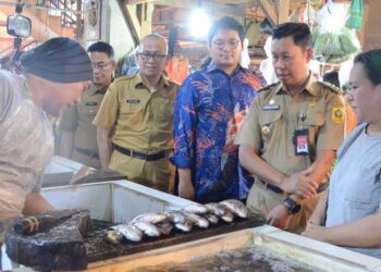 Jelang Lebaran, Asmawa Gadeng Komisi IV DPR RI Tinjau Harga Pangan di Pasar Cibinong