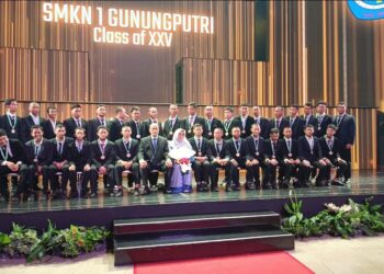 Trans Studio Mall Jadi Saksi Pelepasan Siswa SMKN 1 Gunung Putri, Ini Pesan Aman Sihombing
