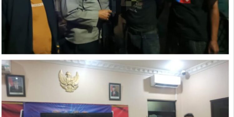 Polsek Cileungsi Amakan Seorang Pria Pengguna Sabu