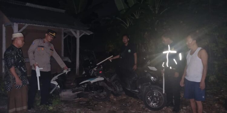 Kabur Saat Petugas Datang, Tiga Unit Sepeda Motor Milik Gangster Diamankan