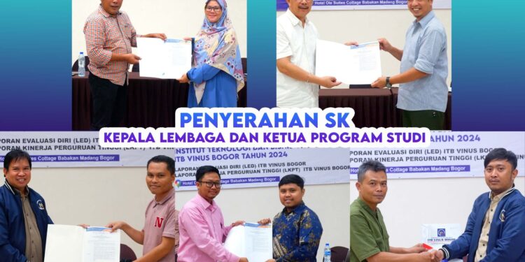 Yusfitriadi : Pengangkatan Pejabat Mewujudkan Visi ITB Vinus Bogor 23-32