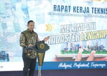 Rakernis Ditjen SPPR, Menteri AHY Sebut Target Pendaftaran Sisa 7 Juta Bidang Tanah Pada Tahun 2024