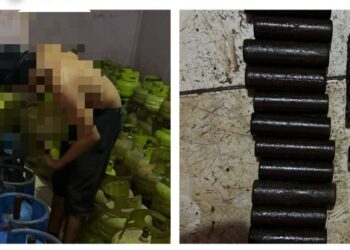 Polsek Cileungsi Grebek Gas Oplosan, Dalangnya Masih Buron