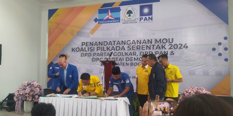 Golkar, PAN dan Demokrat Sepakati Koalisi Pilkada 2024