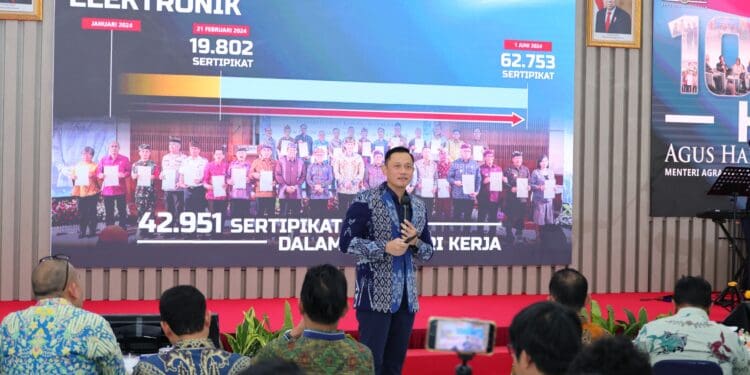 100 Hari Kerja, Menteri AHY Tambah 92 Kantah se Indonesia