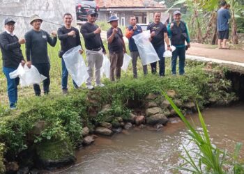 Sambut HJB ke-542, JFI Mancing Bareng Pemcam Pamijahan Sekaligus Tebar Benih Ikan