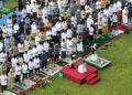 Pj. Bupati Bogor Shalat Ied di Lapangan Tegar Beriman, Ini Pesannya