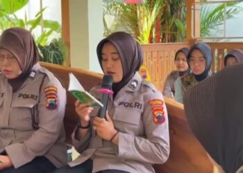 Keren …. !!! Bripda Sherly Polwan Polresta Banyumas Hafal 30 Juz Alquran