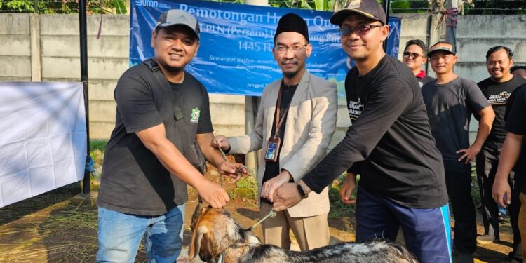 Rayakan Idul Adha 1445H, PLN Gunung Putri Potong 16 Hewan Kurban