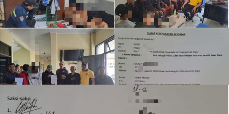 3 Remaja Asal Citeureup Curi Jaket di Cimandala