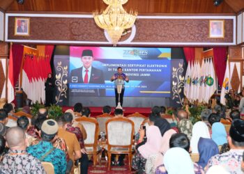 Menteri AHY : Kini 7 Kabupaten/Kota Pertanahan Jambi Fully Digital