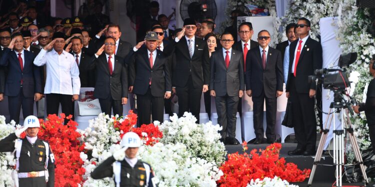 Peringati Hari Bhayangkara ke-78, Menteri AHY Hadiri Upacara di Monas