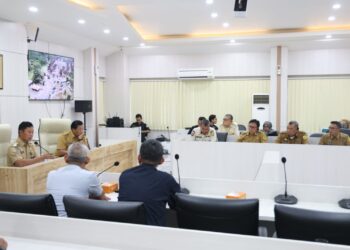 Rakor Kepala Perangkat Daerah Bahas Sarpras Rest Area Gunung Mas Puncak