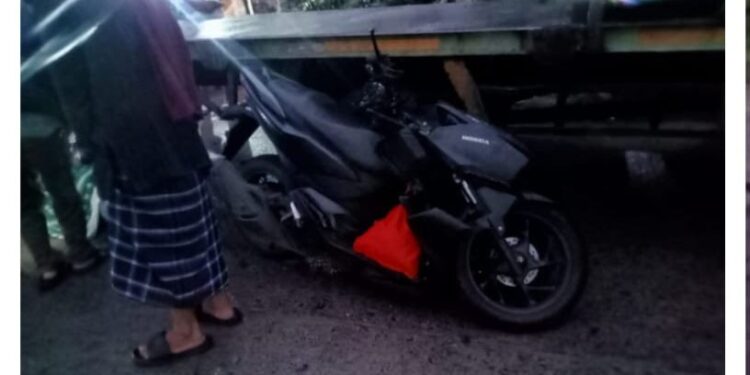 Tabrak Bokong Truk Hino, Pelajar 14 Tahun Tewas di Tempat