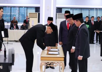 Lantik 29 Pejabat Kementerian ATR/BPN, Menteri AHY : 100 Hari Kerja Harus Capai Target