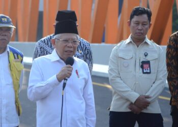 Asmawa Tosepu Dampingi Wapres Ma’ruf Amin Resmikan Tol Cimanggis – Cibitung