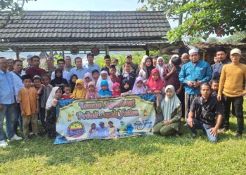 Wujud Rasa Syukur, Wisata Sigantang Berbagi Dengan Anak Yatim