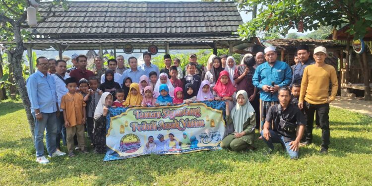 Wujud Rasa Syukur, Wisata Sigantang Berbagi Dengan Anak Yatim