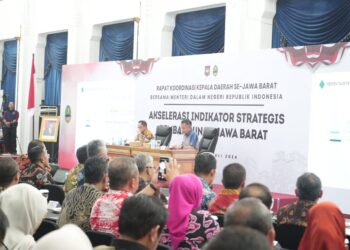 Rakor Bersama Kepala Daerah se Jawa Barat, Mendagri Tito Karnavian Bilang Begini