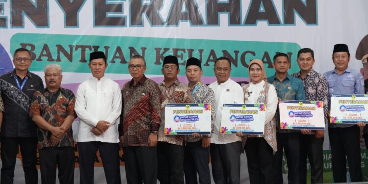 Serahkan Bantuan Samisade, Asmawa Minta Kades Sejahterakan Masyarakatnya