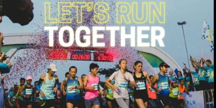 PLN Gunung Putri : Gelaran PLN Electric Run 2024 Gaungkan Spirit Ramah Lingkungan