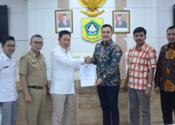 Disambangi Ketua KPU Kabupaten Bogor, Asmawa Tosepu : Pemkab Siap Sukseskan Pilkada