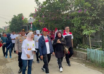Sambut HUT RI, Pj Bupati Bogor Ajak Masyarakat Rancabungur Jalan Sehat