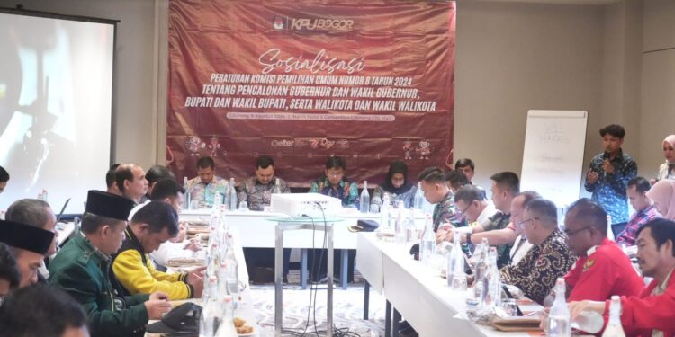 Bogor Disebut Zona Merah, PKPU Nomor 8 Tahun 2024 Mulai Disosialisasikan