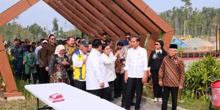 Menteri AHY Berkeliling IKN Bersama Tinjau Embung hingga Sumbu Kebangsaan