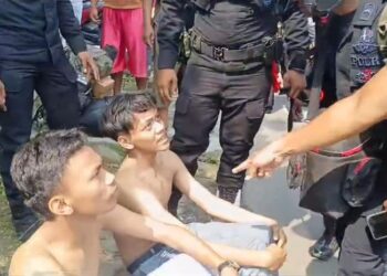 Serang Orang Dalam Bus, Dua Pelajar Ini Diamankan Brimob