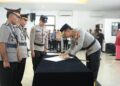 Kapolres Bogor Pimpin Upacara Sertijab Para Kapolsek Serta Kenaikan Pangkat