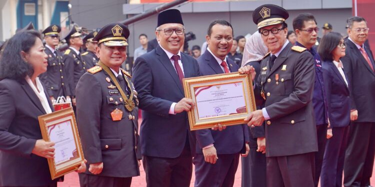 Sertipikasi Tanah di Pulau Nusakambangan, Kementerian ATR/BPN Terima Penghargaan dari Kementerian Hukum dan HAM