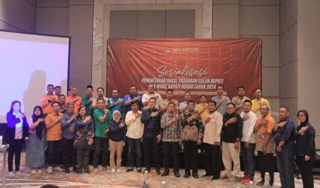 KPU Kabupaten Bogor Sosialisasikan Pendaftaran Cabup dan Cawabup 2024