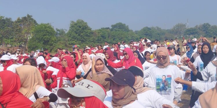 Gebyar Merdeka Bareng Partai Gerindra, Balon Bupati Tangerang Bilang Begini