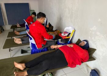 Komunitas Jalur isi Festival Desa Bersinar Dengan Donor Darah