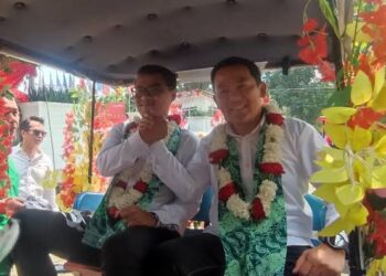 Daftar ke KPU Naik Delman, Dr Rayendra – Eka Maulana Akan Glowingkan Bogor Kota
