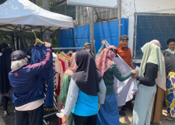 PT Kahaptex Gelar Bazar Pakaian Murah