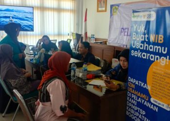 Kejar Target, DPMPTSP Safari Penerbitan NIB di Klapanunggal untuk Usaha Mikro