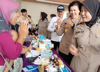 Polwan BNN RI gandeng JIS Indosat dan Unilever untuk Lakukan Ini di Gunung Putri